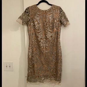 Dress the Population Sequin Lace Sheath Dress